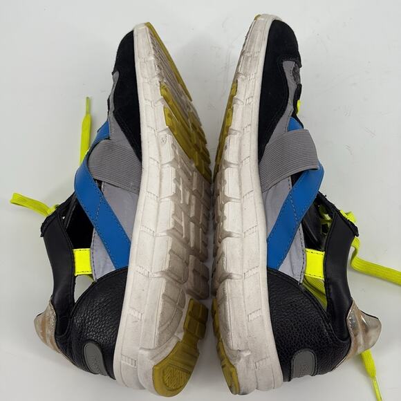 Dolce & Gabbana Men’s Black Multi Lace Up Sneakers Size 8 - Picture 8 of 12